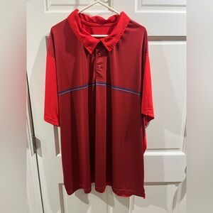 Men’s KS Sport  Red golf shirt, size 4xl